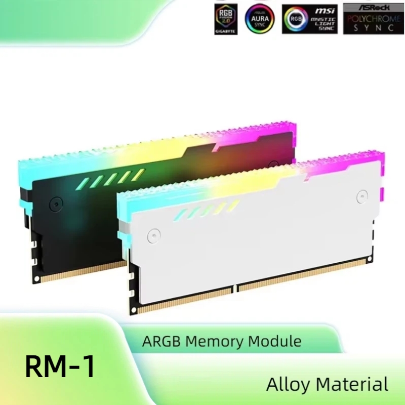 Ddr5 Rgb Ram - Dissipateur thermique de mémoire PC RM-1