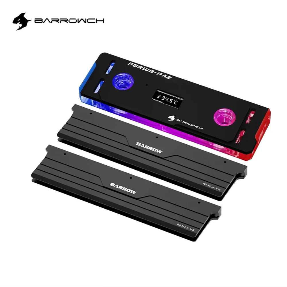 Ddr5 Rgb Ram - Barrowch Bloc de refroidissement à eau