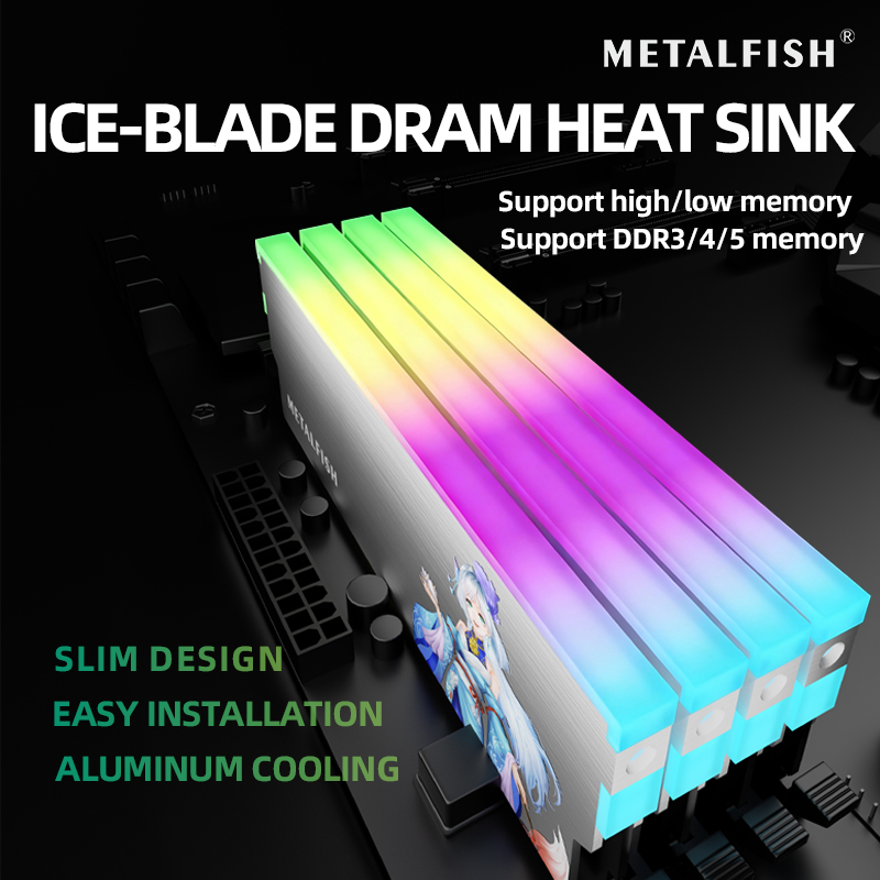 METALFISH DRAM dissipateur the - Ddr5 Rgb Ram avis et prix