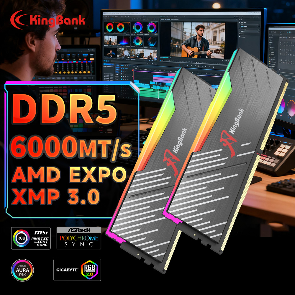 Mémoire RAM pour ordinateur de - Ddr5 16Gb 6000Mhz avis et prix